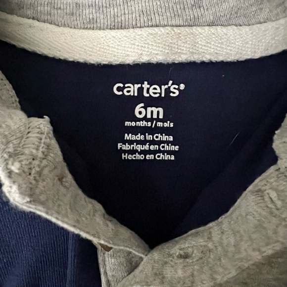 Baby onesies. Both 6m one long sleeve and one short sleeve. Carter’s brand - Picture 2 of 2